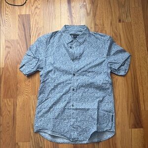 French Connection Blue Relaxed Fit Casual Shirt